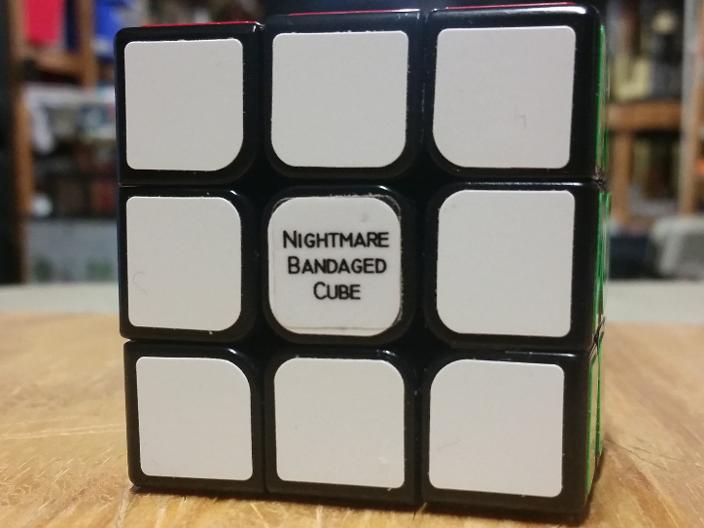 Black Nightmare Bandage Cube