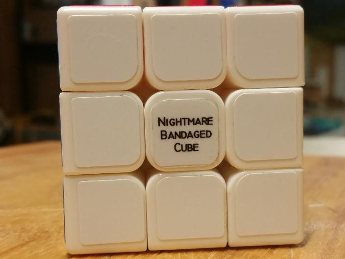 White Nightmare Bandage cube